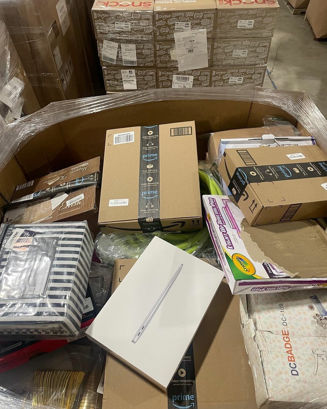 Amazon 7th tall small pallets - Bulk Liquidation Sales