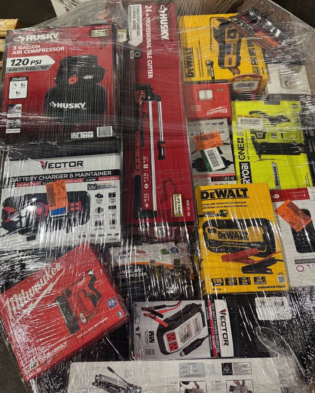 Best Tool Pallets – Featuring DeWalt, Milwaukee & Rigid Tools - Bulk Liquidation Sales